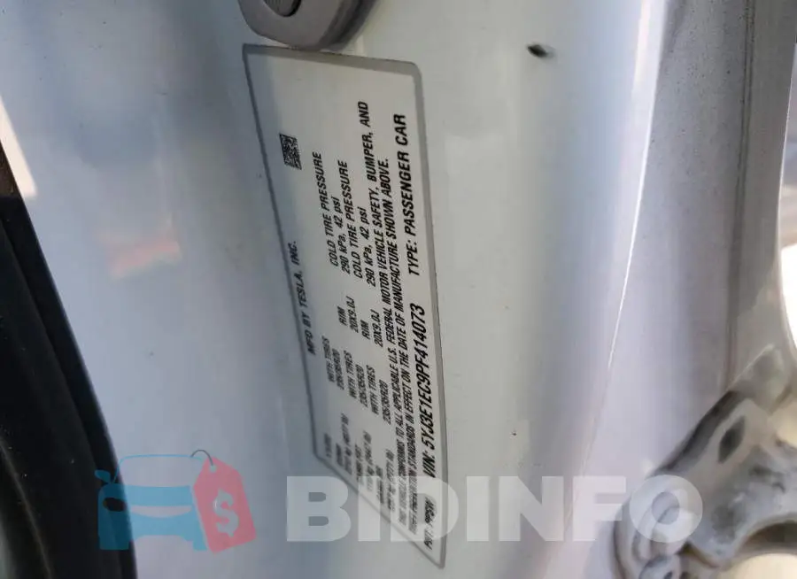 5YJ3E1EC9PF414073 Photo# 12