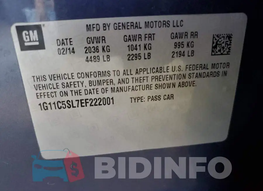 1G11C5SL7EF222001 Photo# 12