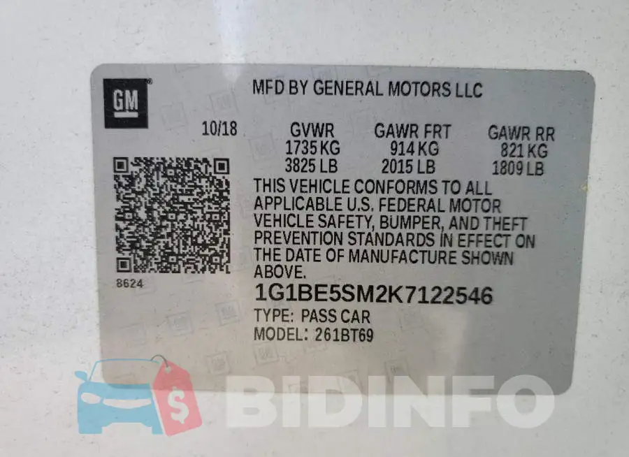 1G1BE5SM2K7122546 Photo# 12
