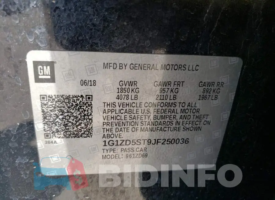 1G1ZD5ST9JF250036 Photo# 12