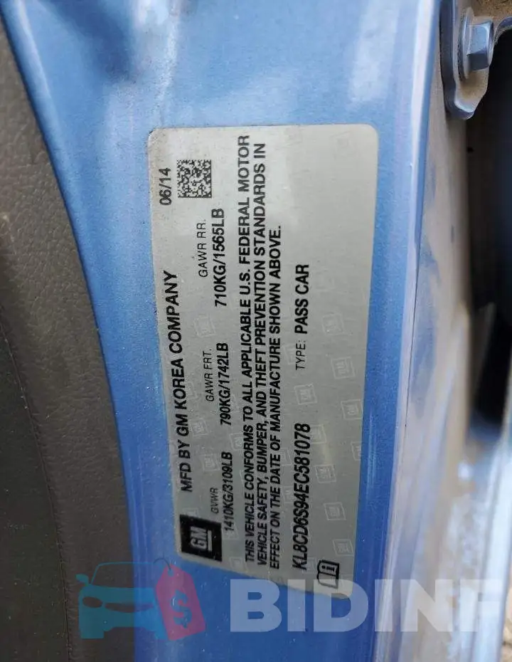 KL8CD6S94EC581078 Photo# 12