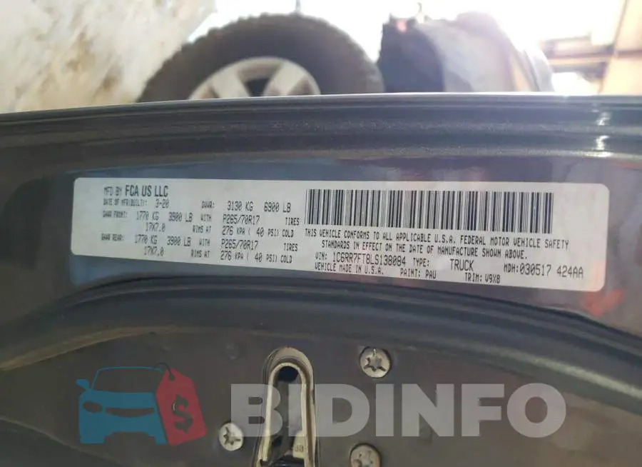 1C6RR7FT8LS138084 Photo# 12