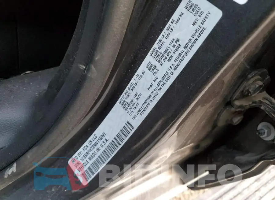 1C6SRFHT2NN116091 Photo# 12