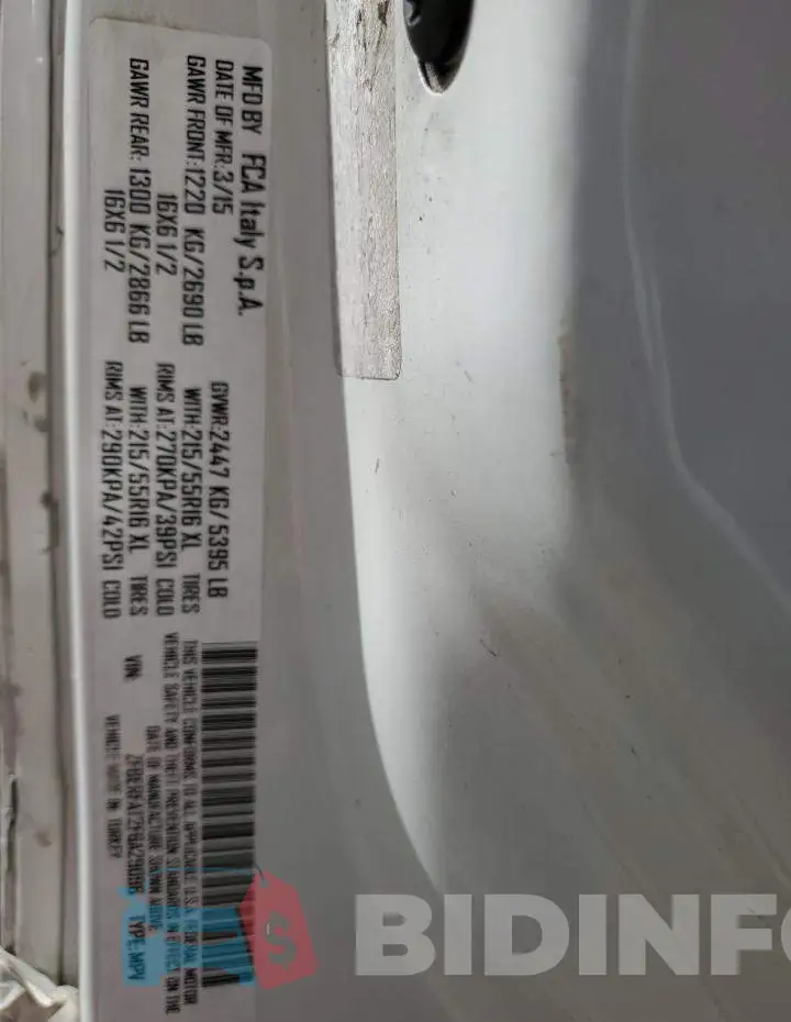 ZFBERFAT2F6A29096 Photo# 13