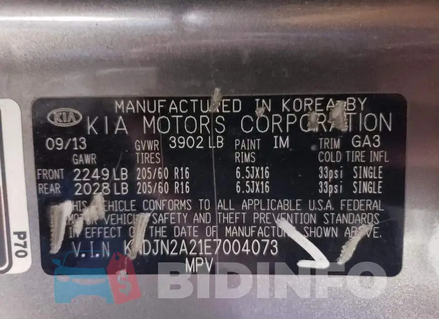 KNDJN2A21E7004073 Photo# 12