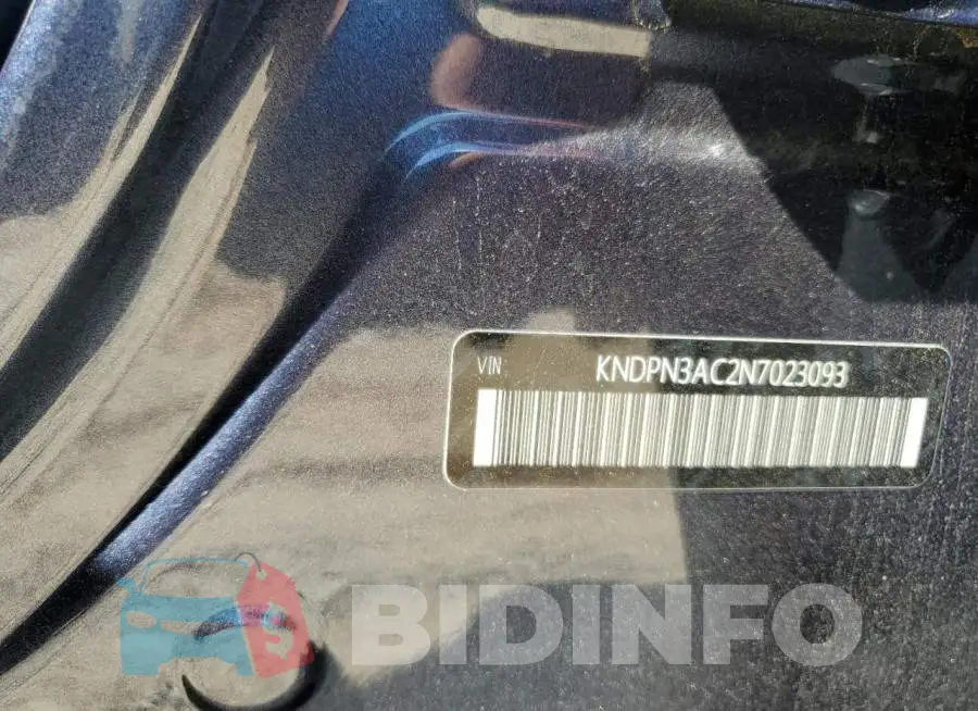 KNDPN3AC2N7023093 Photo# 13