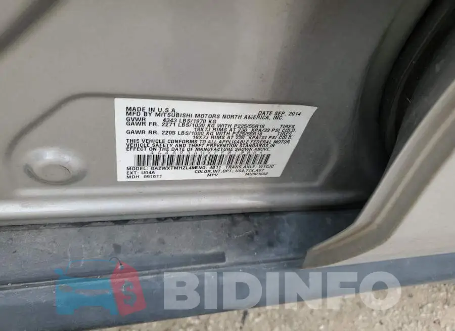4A4AR3AUXFE010004 Photo# 13