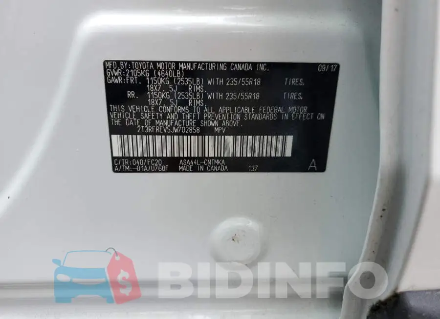 2T3RFREV5JW702858 Photo# 12