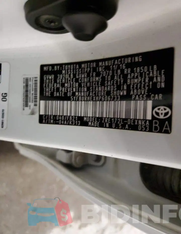 5YFBURHEXHP606733 Photo# 12