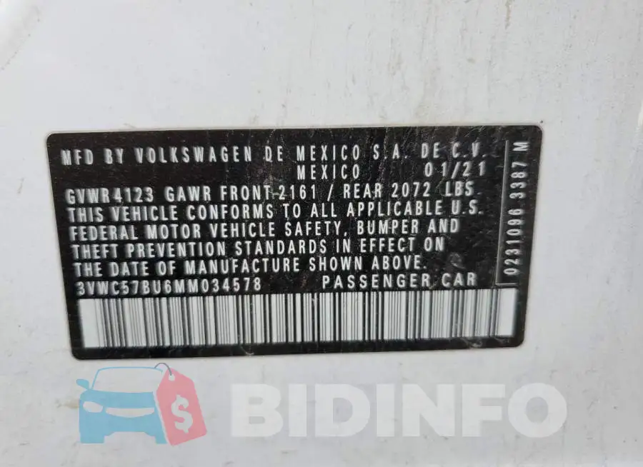 3VWC57BU6MM034578 Photo# 12