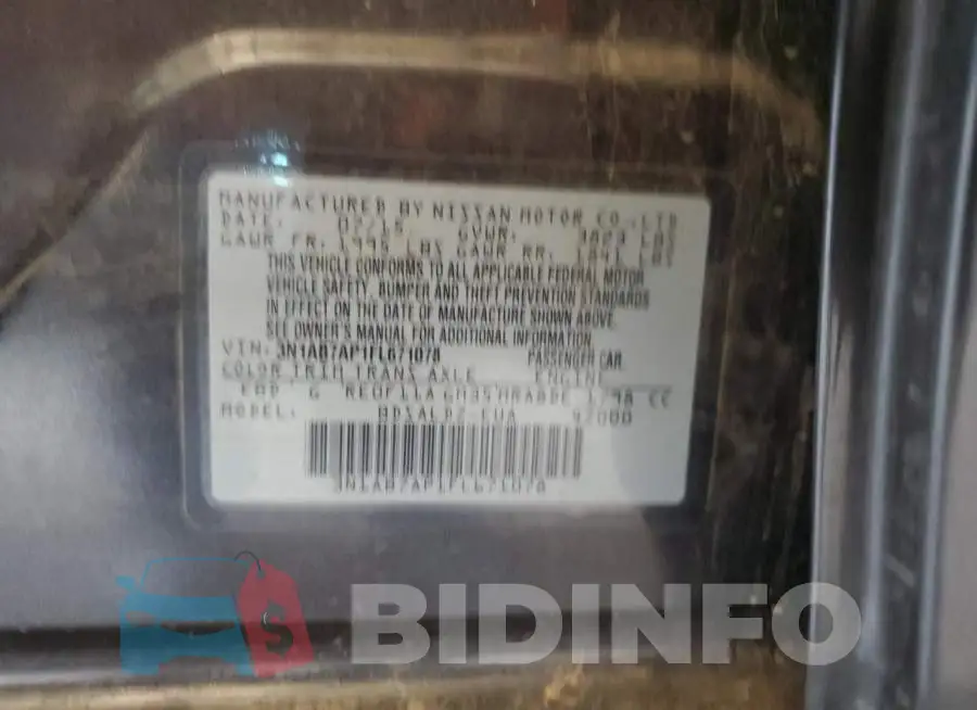 3N1AB7AP1FL671078 Photo# 12