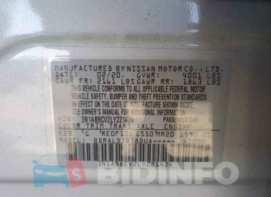 3N1AB8CV2LY221424 Photo# 12