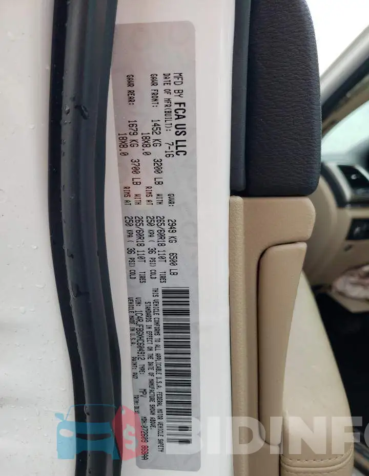 1C4RJFBGXHC604912 Photo# 12