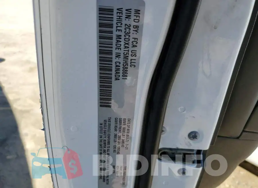 2C3CDXAT5MH588681 Photo# 12