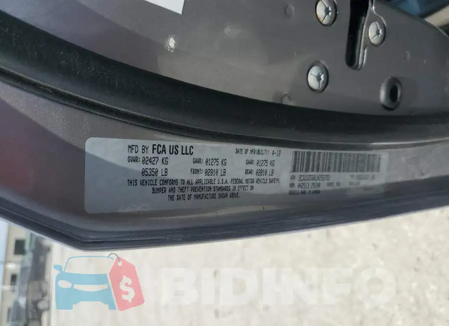 2C3CDZGG8JH256753 Photo# 12