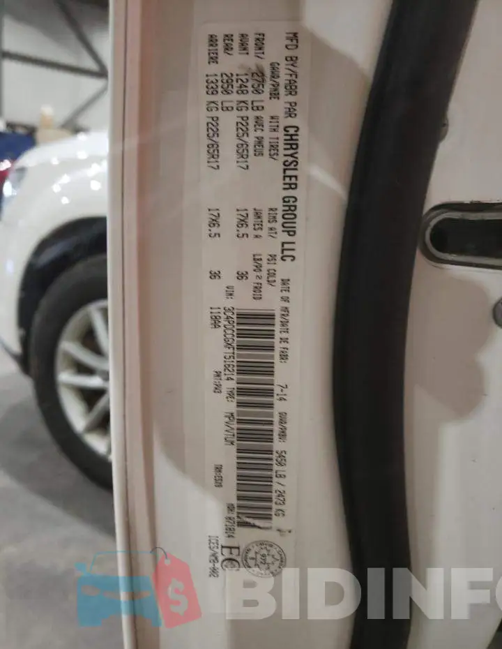 3C4PDCCGXFT516214 Photo# 13