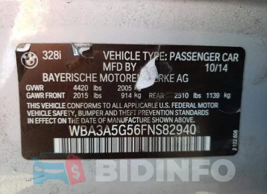 WBA3A5G56FNS82940 Photo# 12