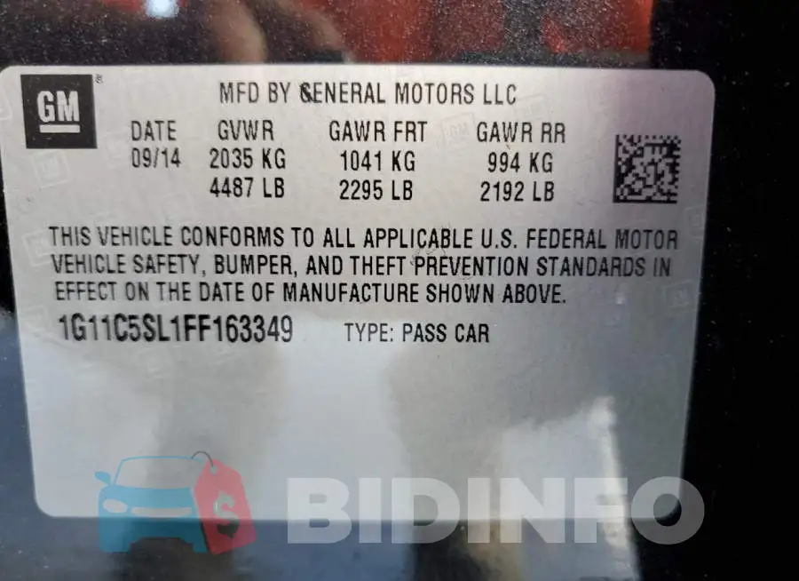 1G11C5SL1FF163349 Photo# 12
