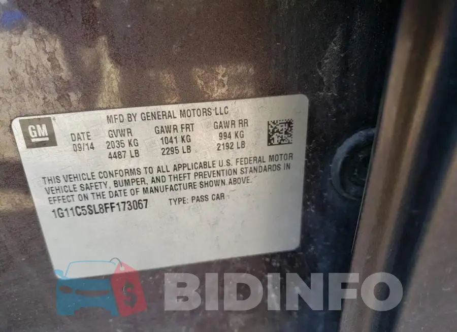 1G11C5SL8FF173067 Photo# 12