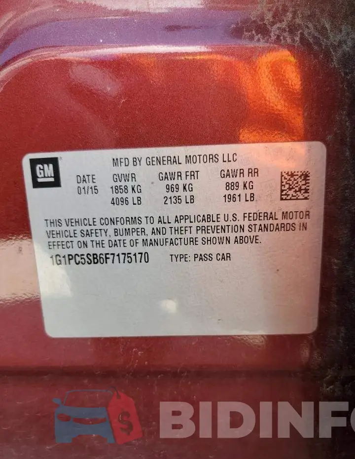 1G1PC5SB6F7175170 Photo# 12