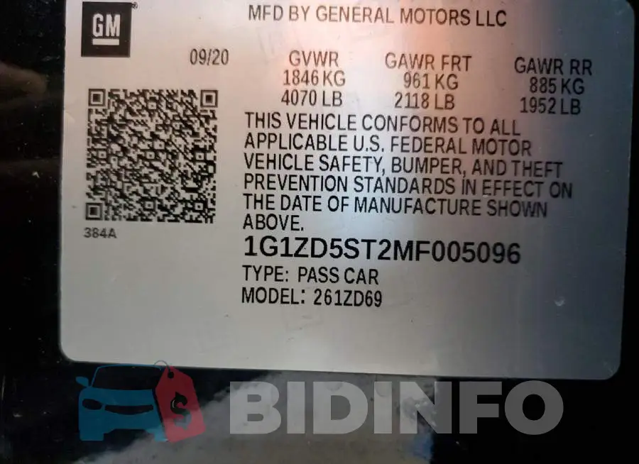 1G1ZD5ST2MF005096 Photo# 12