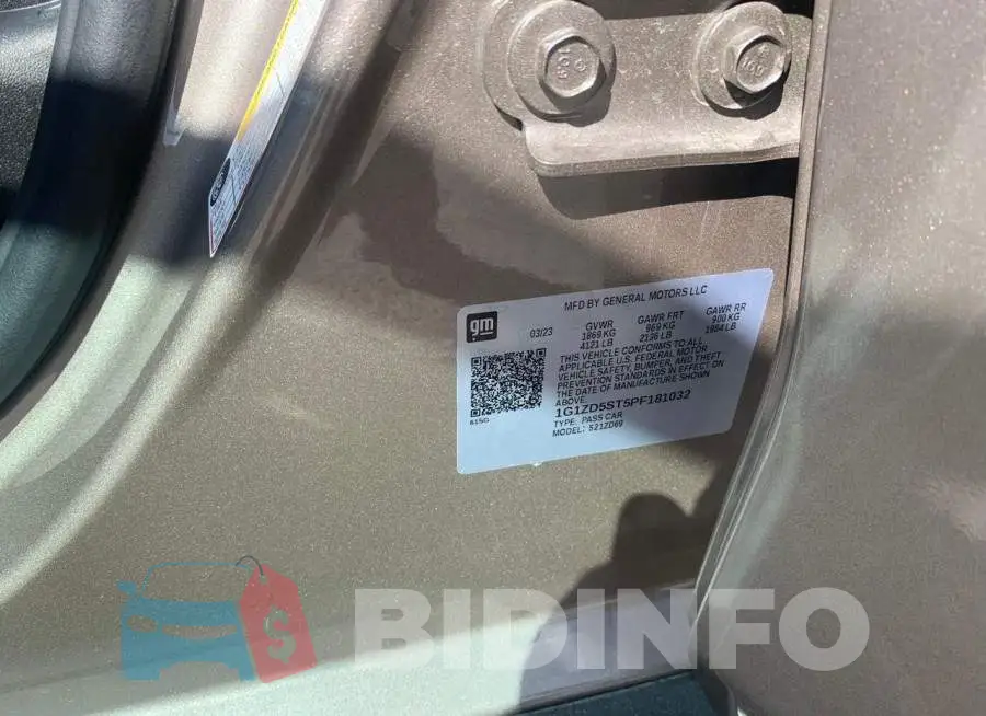 1G1ZD5ST5PF181032 Photo# 10
