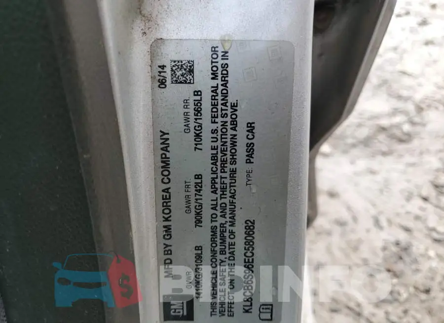 KL8CB6S96EC580682 Photo# 12