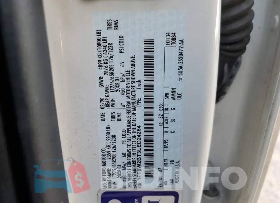 1FT8W2BT3LED24264 Photo# 12