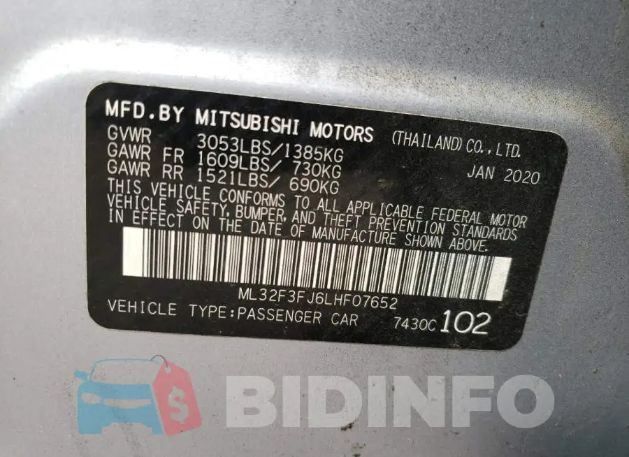 ML32F3FJ6LHF07652 Photo# 12
