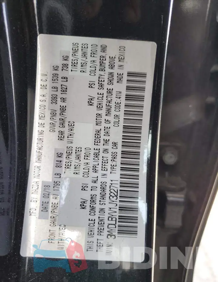 3MYDLBYV1JY322711 Photo# 12