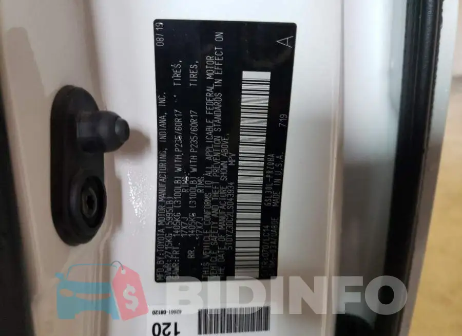 5TDYZ3DC2LS043934 Photo# 13