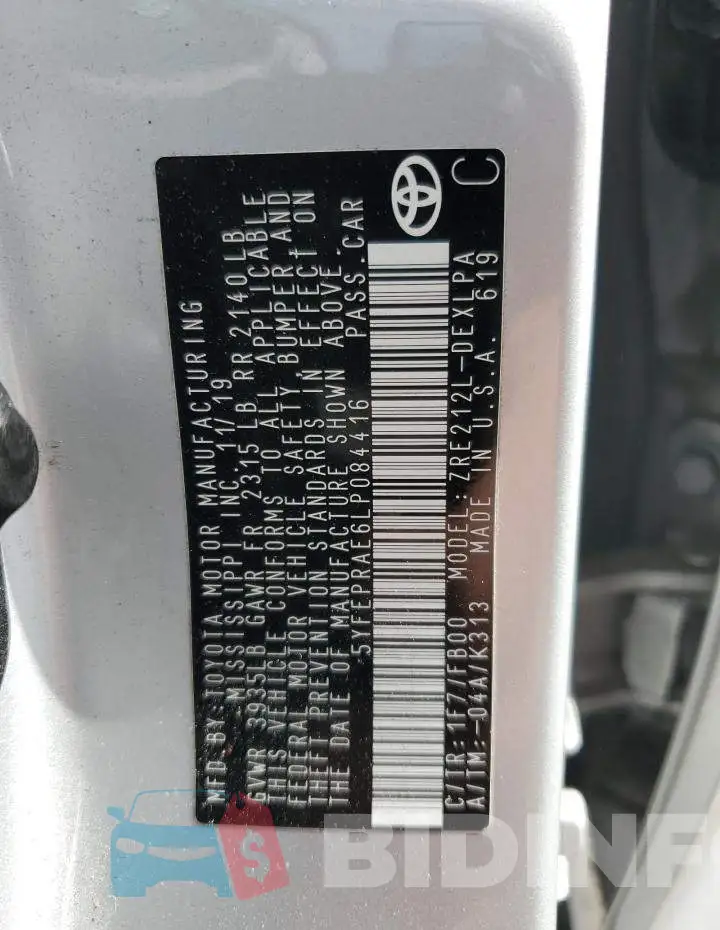 5YFEPRAE6LP084416 Photo# 13