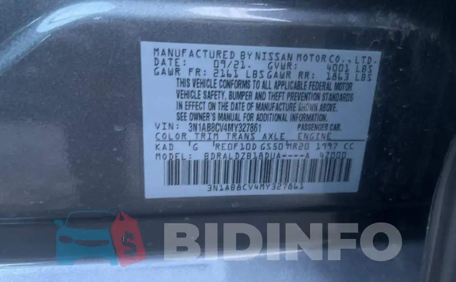 3N1AB8CV4MY327861 Photo# 10
