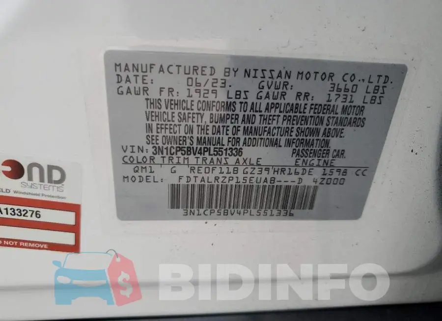 3N1CP5BV4PL551336 Photo# 12