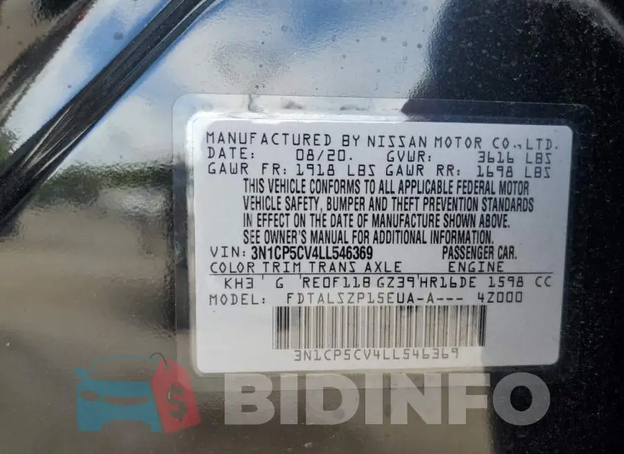 3N1CP5CV4LL546369 Photo# 14