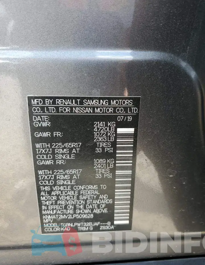 KNMAT2MV2LP509628 Photo# 12