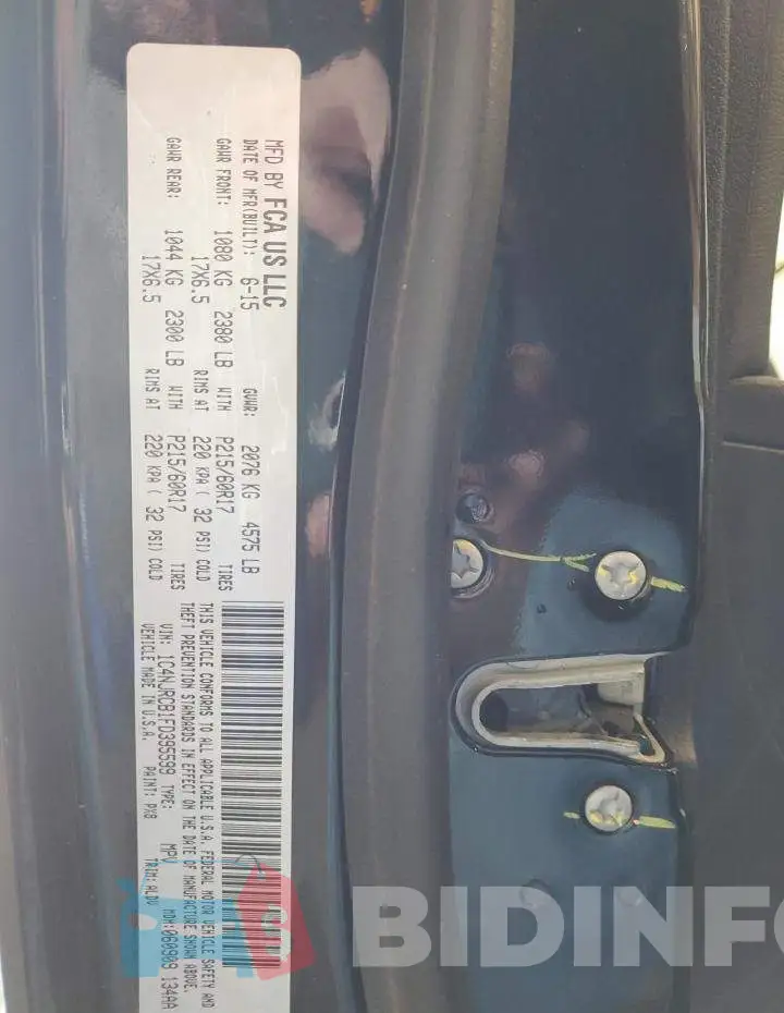 1C4NJRCB1FD395599 Photo# 13