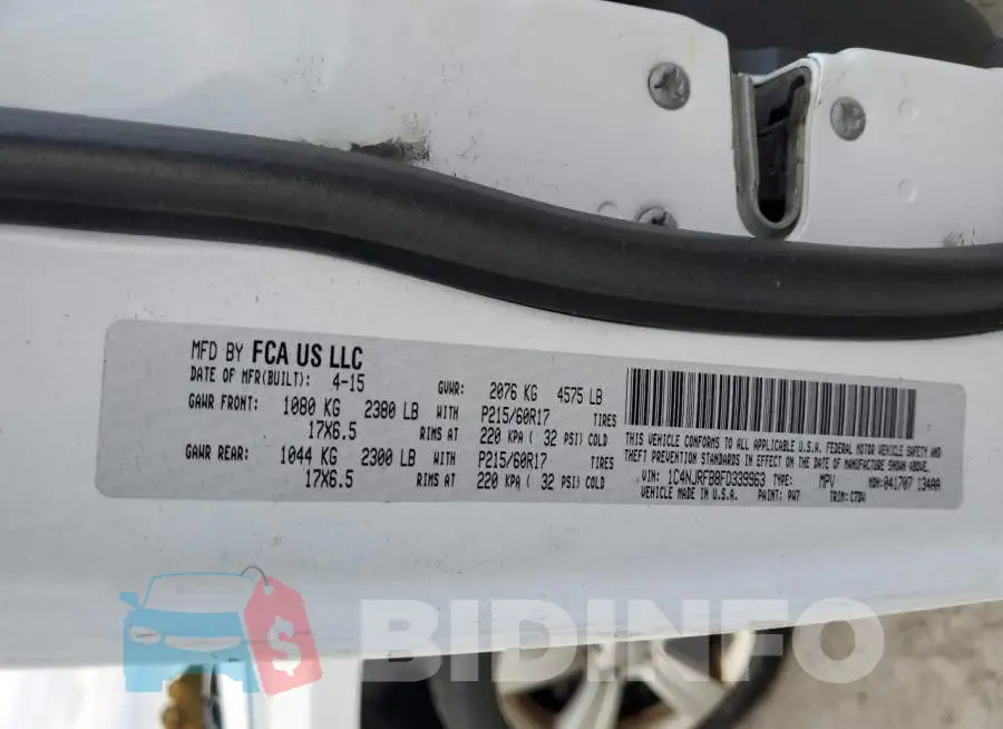 1C4NJRFB8FD339963 Photo# 12