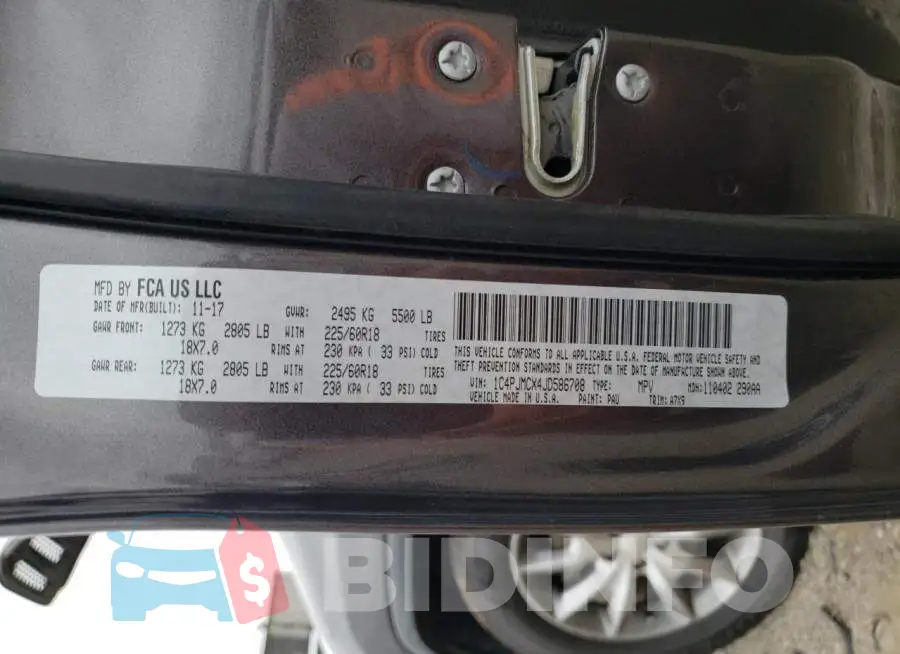 1C4PJMCX4JD586708 Photo# 13