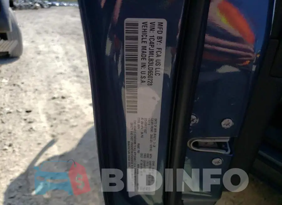 1C4PJMLB3LD650728 Photo# 12
