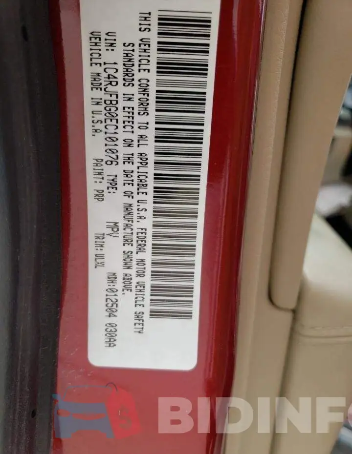 1C4RJFBG0EC101076 Photo# 12