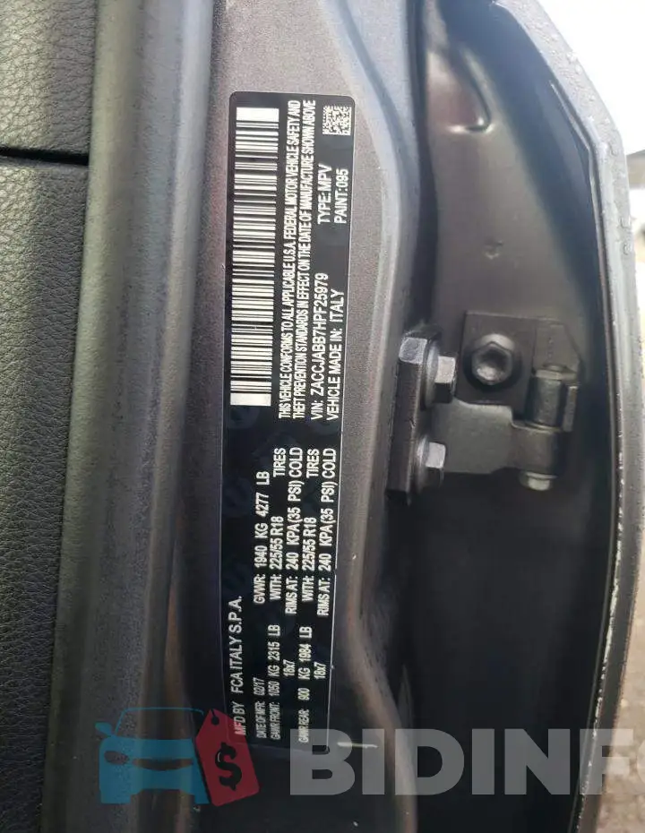 ZACCJABB7HPF25979 Photo# 12