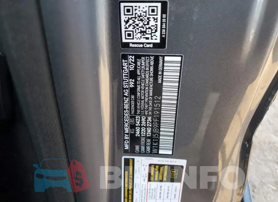 W1K1J5JB9PF191512 Photo# 12
