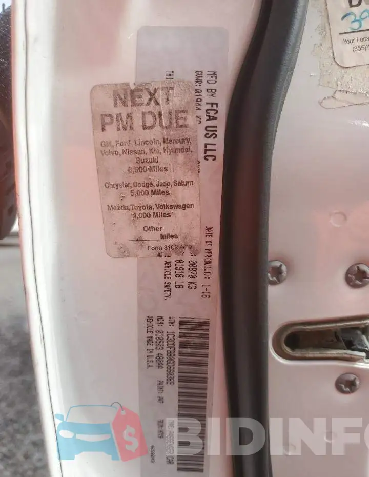 1C3CDFBB0GD660369 Photo# 12