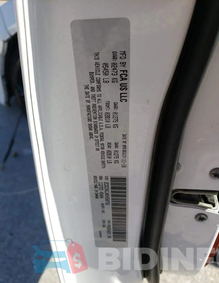 2C3CDXGJXKH558756 Photo# 12