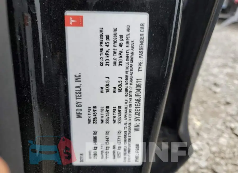 5YJ3E1EA6JF040611 Photo# 12