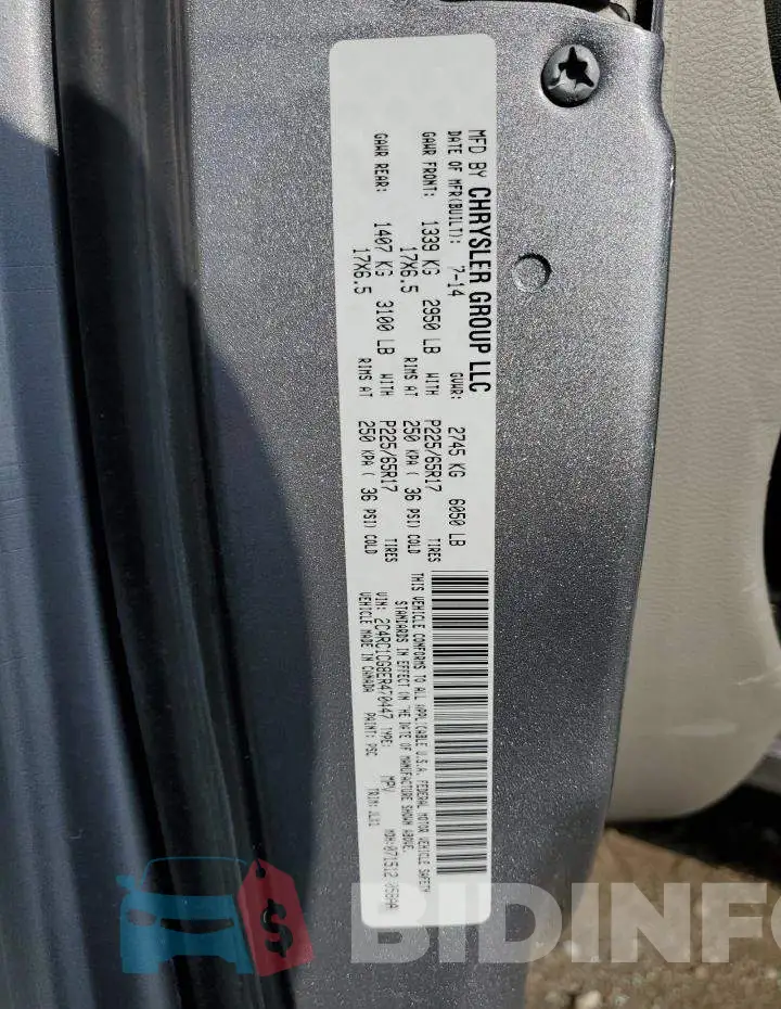 2C4RC1CG8ER470447 Photo# 12