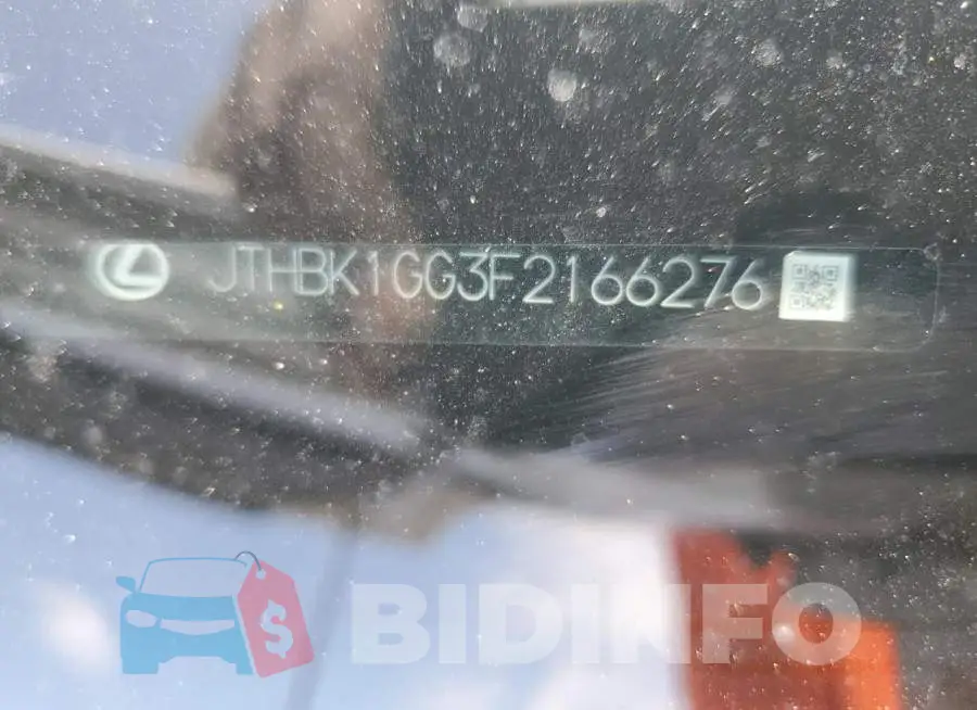 JTHBK1GG3F2166276 Photo# 12