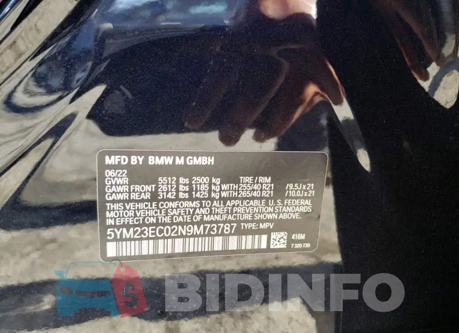 5YM23EC02N9M73787 Photo# 13