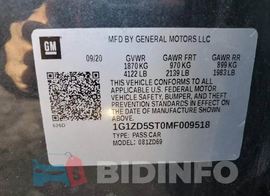 1G1ZD5ST0MF009518 Photo# 12